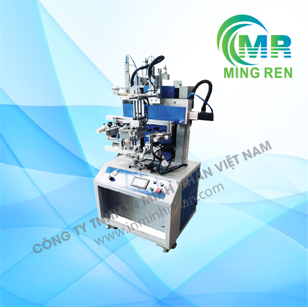 Máy in lưới tròn tự động định vị