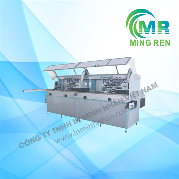 Máy in lưới 2 màu toàn tự động