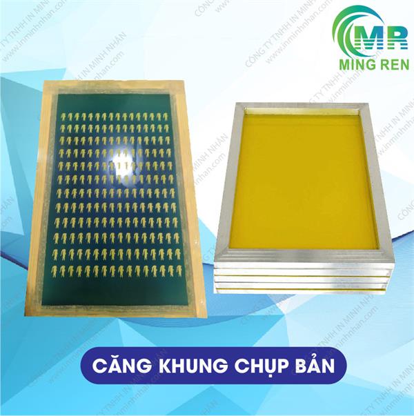 Căng khung chụp bản 